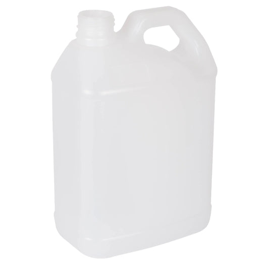 Jerry Can Bottle Plastic White 2.5L | Cap not Included