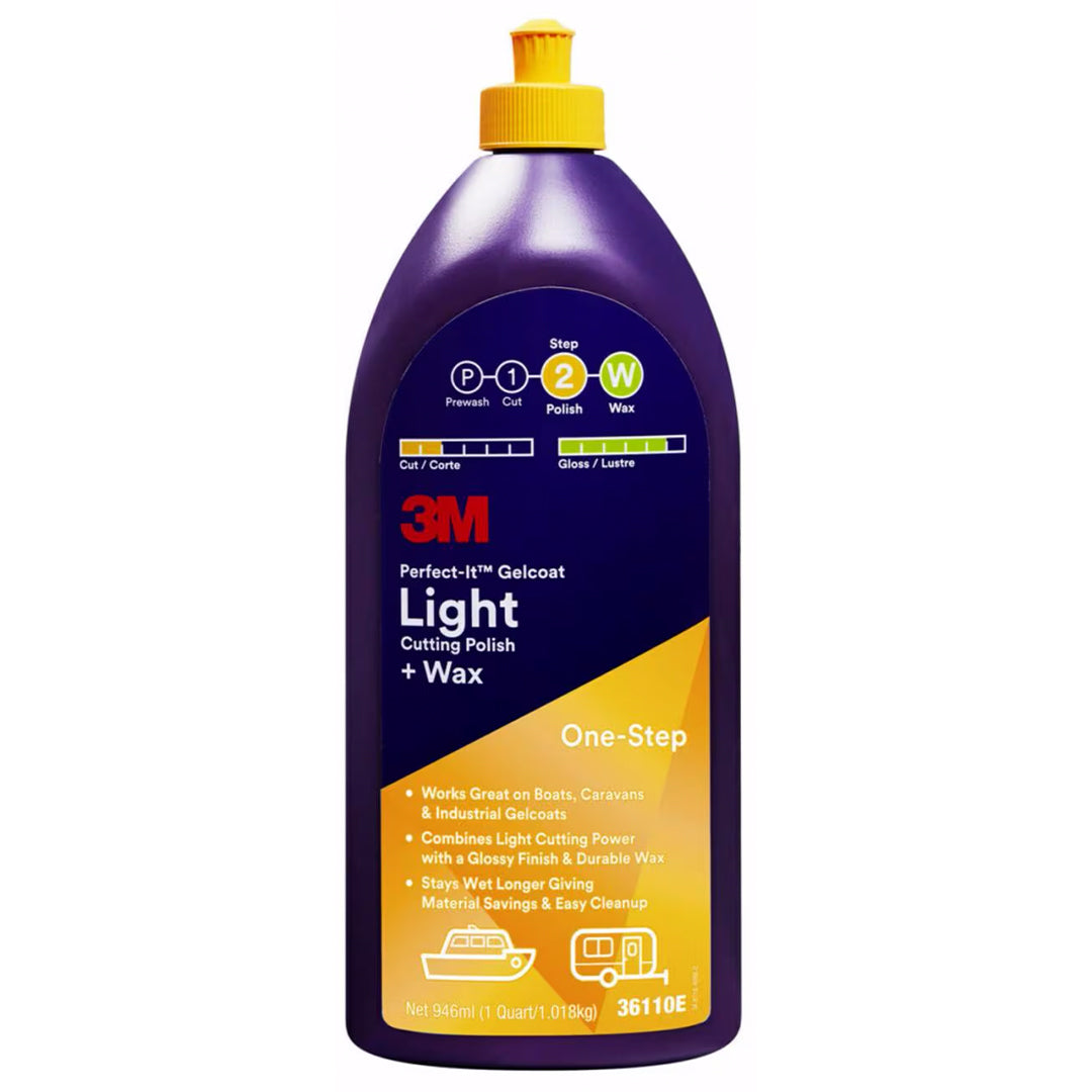 3M Perfect-It Gelcoat Light Cutting Polish & Wax