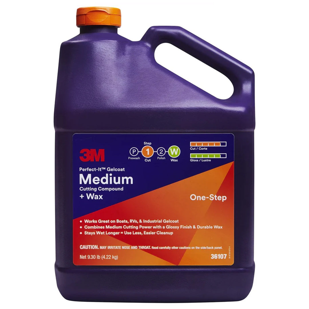 3M Perfect-It Gelcoat Medium Cutting Compound & Wax