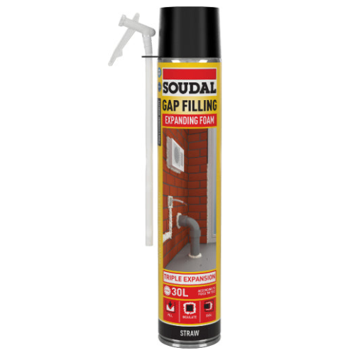 Soudal Straw Gap Filling Expanding Foam - 750ml