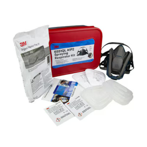 3M™ 6000 Series Half Face Respirator Kit A1P2 - Complete Spray Painting Kit