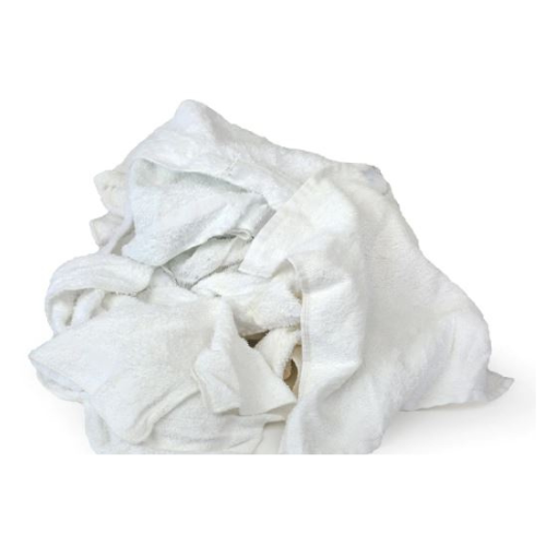 White Towel Rags- Bag of 40