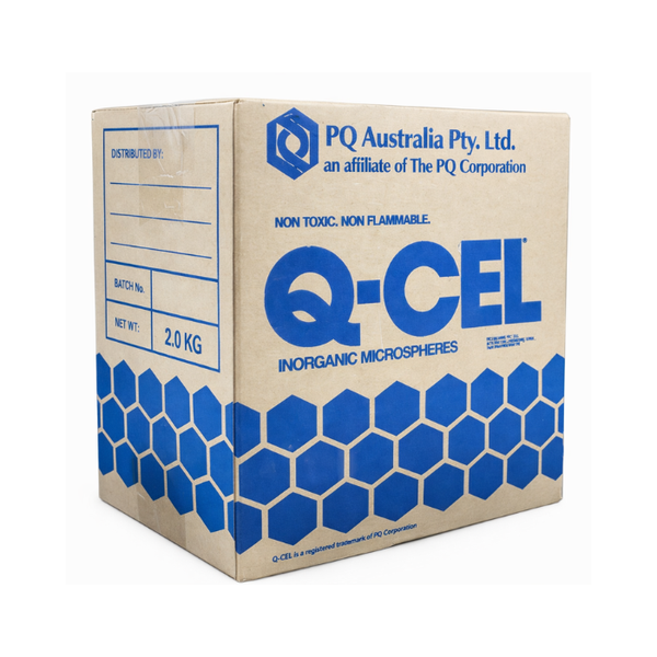 Box of Q-Cel inorganic microspheres