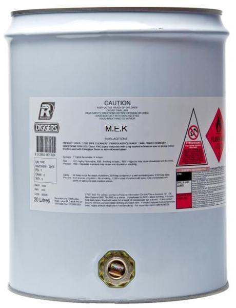 MEK Solvent (Methyl Ethyl Ketone) 20L