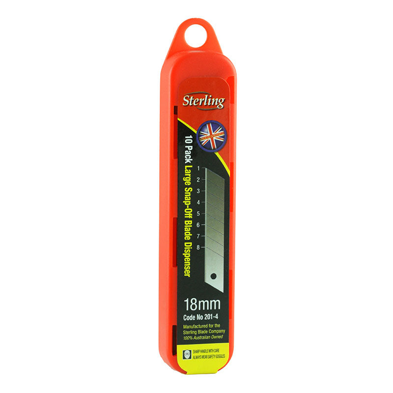 18mm Snap Off Blades (10 Pack)