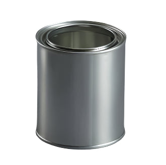 Open Top Metal Can 500ml | Lid Included