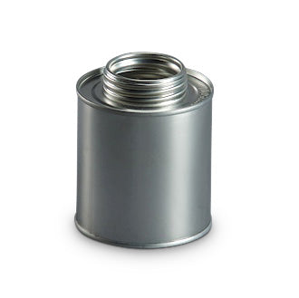 250ml metal screw top tin for securely storing paints, thinners, adhesives, and industrial liquid products.