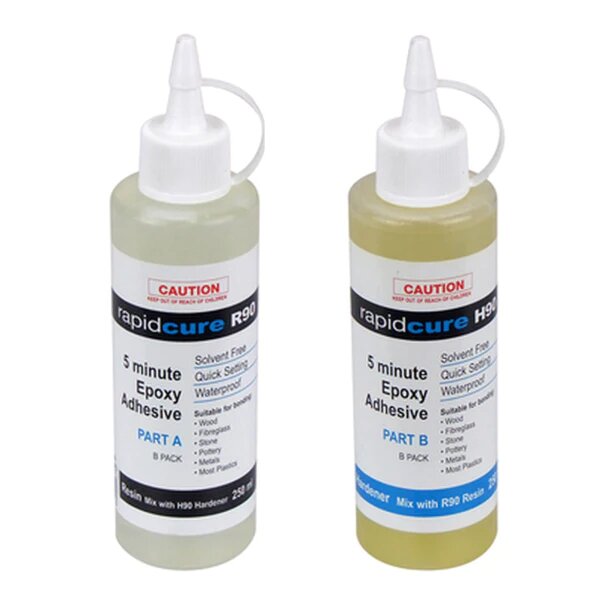 Rapid Cure 5 Minute Epoxy Pack (Various Sizes)