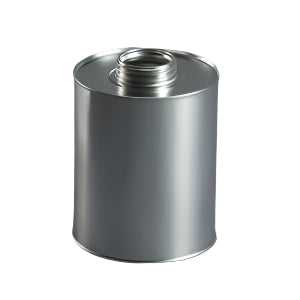 Open Top Metal Can 2L | Lid Included
