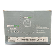 Deerfos Resin Fibre Discs 100mm 36 Grit Box (25)