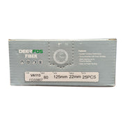 Deerfos Resin Fibre Discs 125mm 80 Grit