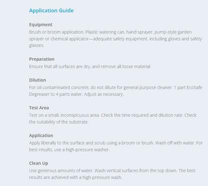 Nutech Ecosafe High Strength Degreaser - Multiple Sizes