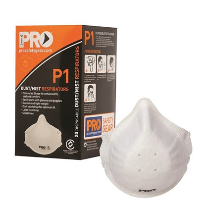 P1 Non Valved Dust Mask - Box Of 20