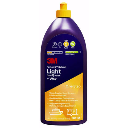 3M Perfect-It Gelcoat Light Cutting Polish & Wax