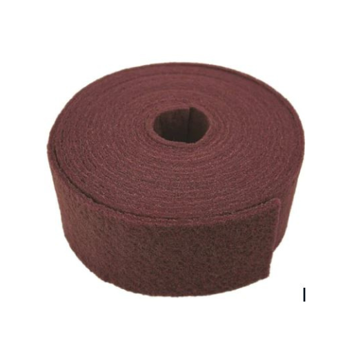 NRL Scotchbrite Roll 115mm x 10m - Flexible Abrasive Sanding Roll (Grey, Green, Maroon)