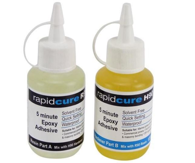 Rapid Cure 5 Minute Epoxy Pack (Various Sizes)