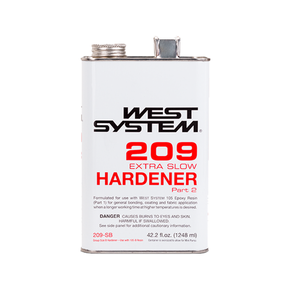 West System 209 Extra Slow Hardener for Epoxy Resin