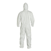 DuPont Tyvek 400 hooded disposable coveralls back for spraying and industrial protection