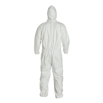 DuPont Tyvek 400 hooded disposable coveralls back for spraying and industrial protection