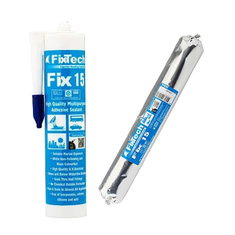 Fixtech Fix 15 Adhesive Sealant in 290ml and 600ml
