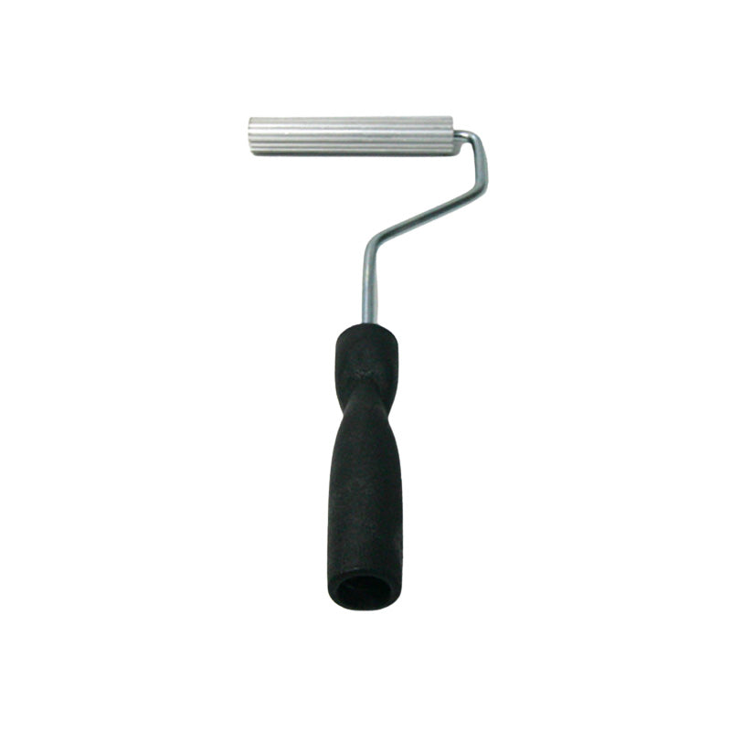 Horizontal grooved paddle roller for fibreglass laminating 100mm