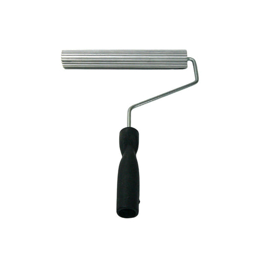 Horizontal grooved paddle roller for fibreglass laminating 150mm