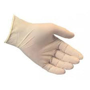 Bastion Lightly Powdered Latex Examination Gloves 100 Pack - Beige Medical Gloves