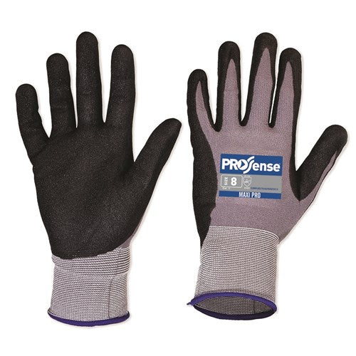 Prosense Maxi-Pro Nitrile Foam Work Gloves - Touchscreen Compatible Safety Gloves