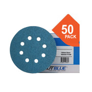 Revcut Blue Velstick Sanding Discs 8 hole 40 grit box