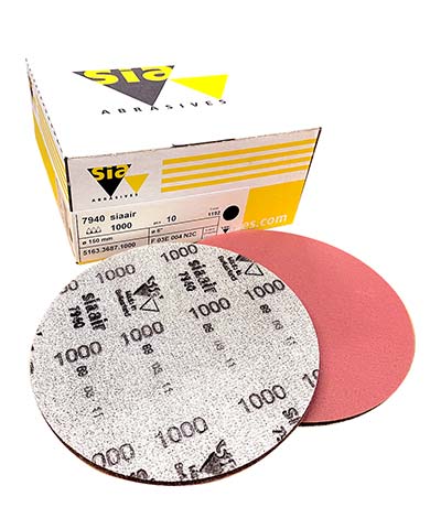 7940 Siaair Velcro Padded  150mm Sanding Disc