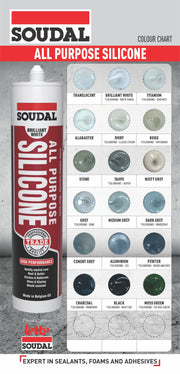 Soudal All Purpose Silicone 300ml - Neutral Cure