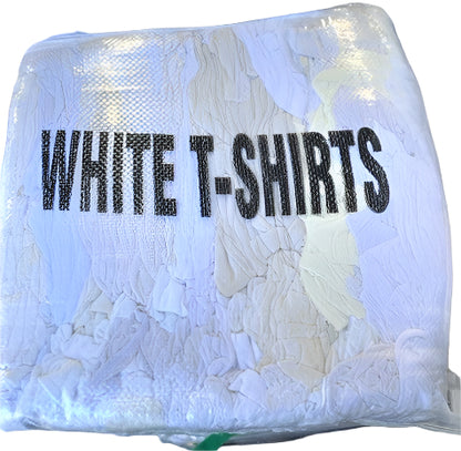 White Cotton T-Shirt Rags 10kg